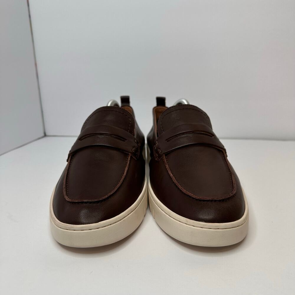 Vionic Womens size 11 Uptown Loafers Dark Brown Leather Arch Support Packable - Picture 2 of 10
